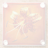 "Stilvolle Bibliotheks-" Glasuntersetzer (Rückseite)