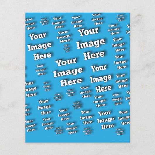 Stilvolle Bildvorlage Erstellen Sie Ihre eigene. Flyer (Vorne)