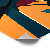 Stilvolle Bird Art Collection Poster (Ecke)