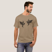 Stilvolle Bird-Freunde T-Shirt (Vorne ganz)