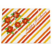 Stilvolle Birthday Bag Große Geschenktüte (Vorderseite)