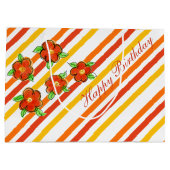 Stilvolle Birthday Bag Große Geschenktüte (Rückseite)