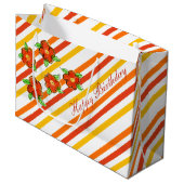 Stilvolle Birthday Bag Große Geschenktüte (Vorderseite Schrägansicht)