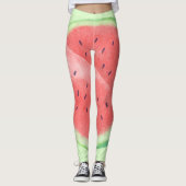 Stilvolle Bisque Watermelon Leggings (Vorderseite)