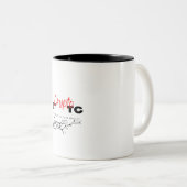 Stilvolle Bitcoin & Cryptowährungs-Kaffee-Cup Zweifarbige Tasse (VorderseiteRechts)