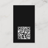 Stilvolle Black and Golden Automotive Business Car Visitenkarte (Rückseite)