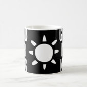 Stilvolle Black Good Morning Sun Tee Tasse (Mittel)