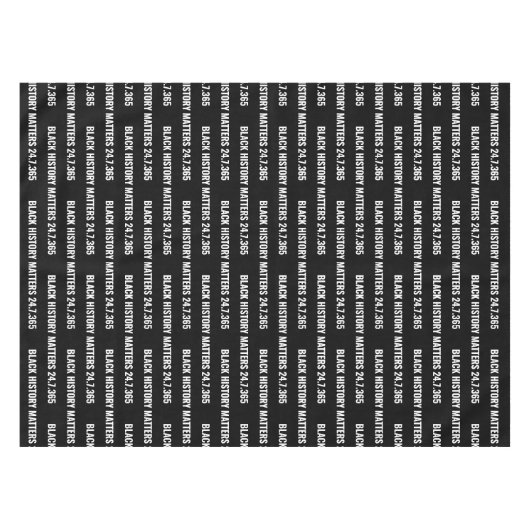 Stilvolle BLACK HISTORY MATTERS BHM Tischdecke (Vorderseite (Horizontal))