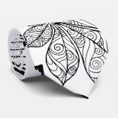 Stilvolle Blätter 2 Krawatte (Gerollt)