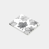 Stilvolle Blätter 2 Post-it Klebezettel (angewinkelt)