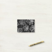 Stilvolle Blätter 3 Post-it Klebezettel (Auf Schreibtisch)