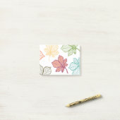 Stilvolle Blätter 8 Post-it Klebezettel (Auf Schreibtisch)