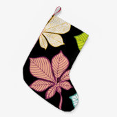 Stilvolle Blätter 9 Kleiner Weihnachtsstrumpf (Vorderansicht (hängend))