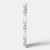 Stilvolle, blaue Rose, Goldlack, ästhetische Tinte Case-Mate iPhone Hülle (Rückseite / Rechts)