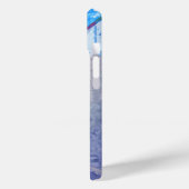 Stilvolle Blaue Weiße Mykonos Griechenland Wasserf Case-Mate iPhone Hülle (Rückseite / Links)