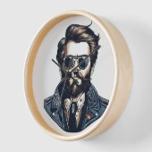 Stilvolle Blizzard Wall Watch Uhr (Winkel)