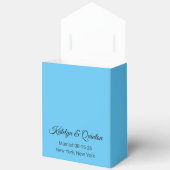 Stilvolle Blue Wedding Geschenkschachtel (Offen)