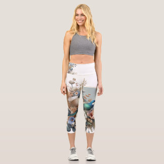 Stilvolle Bluebird Leggings Artistic Nature