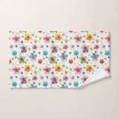 Stilvolle Blume Blumenmuster farbenfroh Badhandtuch Set (Handtuch)