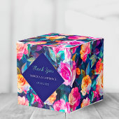 Stilvolle Blume Hochzeit Geschenkschachtel