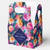 Stilvolle Blume Hochzeit Geschenkschachtel (Geöffnet)