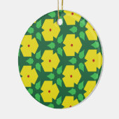 Stilvolle Blume Keramik Ornament (Links)