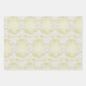 Stilvolle Blume Kunst, Dichtung und Musik Geschenkpapier Set (Vorderseite 3)