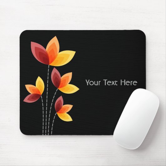 Stilvolle Blume Mousepad (Mit Mouse)