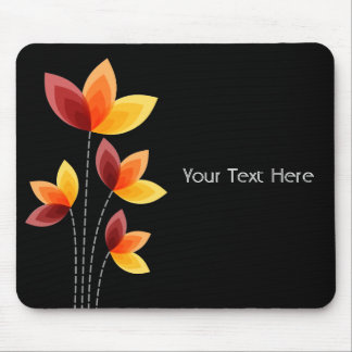 Stilvolle Blume Mousepad