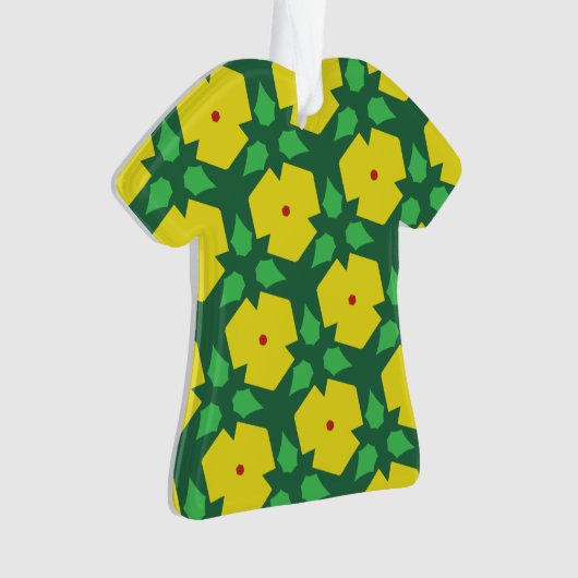 Stilvolle Blume Ornament (Vorderseite)