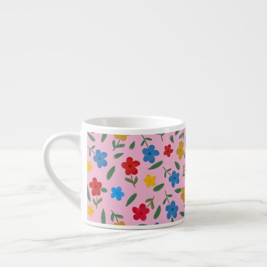 STILVOLLE BLUME PATTER ESPRESSOTASSE (Links)