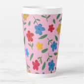 STILVOLLE BLUME PATTER MILCHTASSE (Vorderseite)