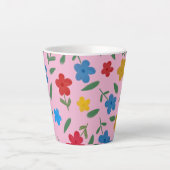 STILVOLLE BLUME PATTER MILCHTASSE (Vorderseite)