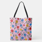 STILVOLLE BLUME PATTER TASCHE (Rückseite)