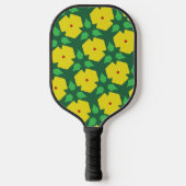 Stilvolle Blume Pickleball Schläger (Vorderseite)