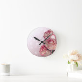 Stilvolle Blume Runde Wanduhr (Zuhause)
