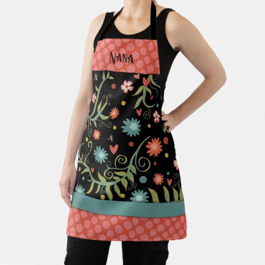 Stilvolle Blume Schürze