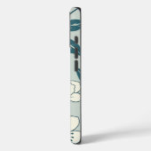 Stilvolle Blume Weiß florales botanisches Muster Case-Mate iPhone Hülle (Rückseite / Links)