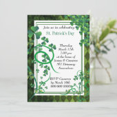 Stilvolle Blumenläden Einladung (Stehend Vorderseite)