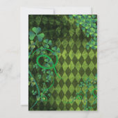 Stilvolle Blumenläden Einladung (Rückseite)