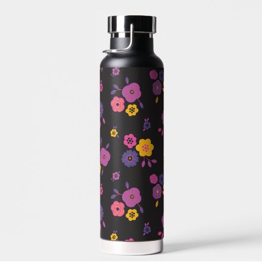 Stilvolle Blumenmuster Trinkflasche (Rechts)
