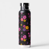 Stilvolle Blumenmuster Trinkflasche (Links)