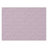 Stilvolle Blumenstrauß-Linie Zeichnend in Dusty Li Tischdecke (Vorderseite (Horizontal))