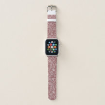 Stilvolle Blush Pink Rose Whimsical Apple Watch Ba