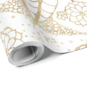 Stilvolle Bohthandschuhe Geschenkpapier (Rolleneckpunkt)