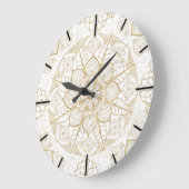 Stilvolle Bohthandschuhe Große Wanduhr (Winkel)