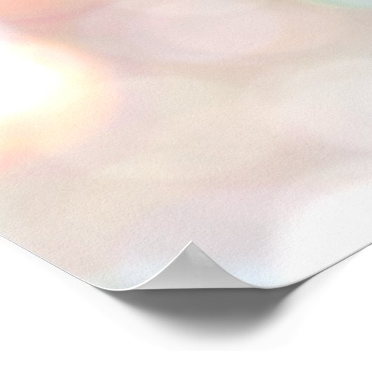 Stilvolle Bokeh und Rose Gold Sequin Event Planner Poster (Ecke)