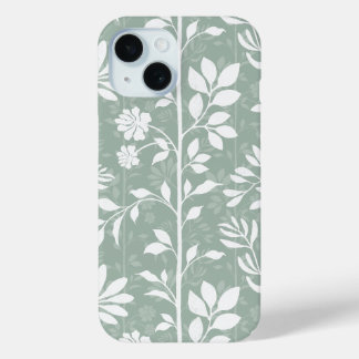 Stilvolle botanische weiche Salbei-Grüne poetische Case-Mate iPhone Hülle