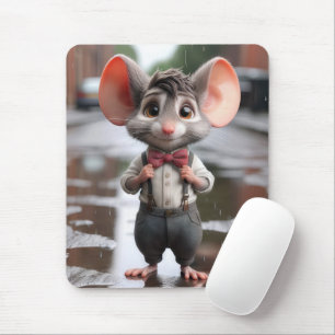 Stilvolle Boy Mouse In a Alley Mousepad