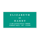 Stilvolle Braut & Bräuche Permastempel (Design)